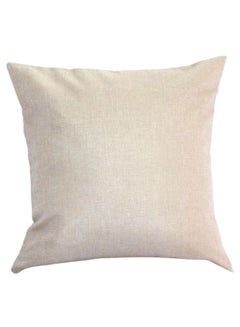 Sharpdo Square Shaped Printed Pillow Case Linen White  - Image 2
