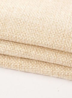 Sharpdo Square Shaped Printed Pillow Case Linen White  - Image 4
