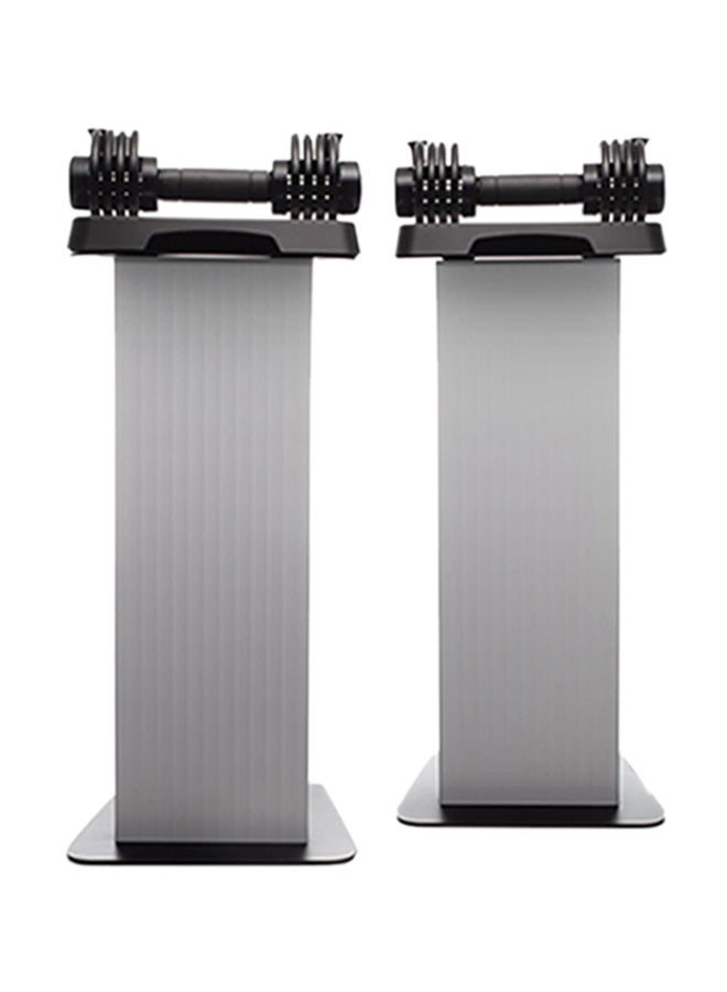 NordicTrack - 20-Piece Adjustable Dumbbell And Weight Stand Set - Image 1