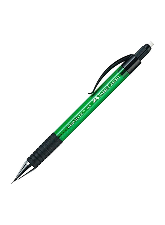 FABER-CASTELL Faber Castell Grip-Matic Mechanical Pencil Green/Black/Silver 