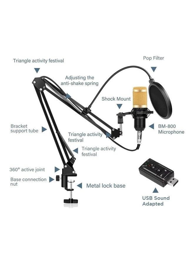 Microphone Condenser Set Black