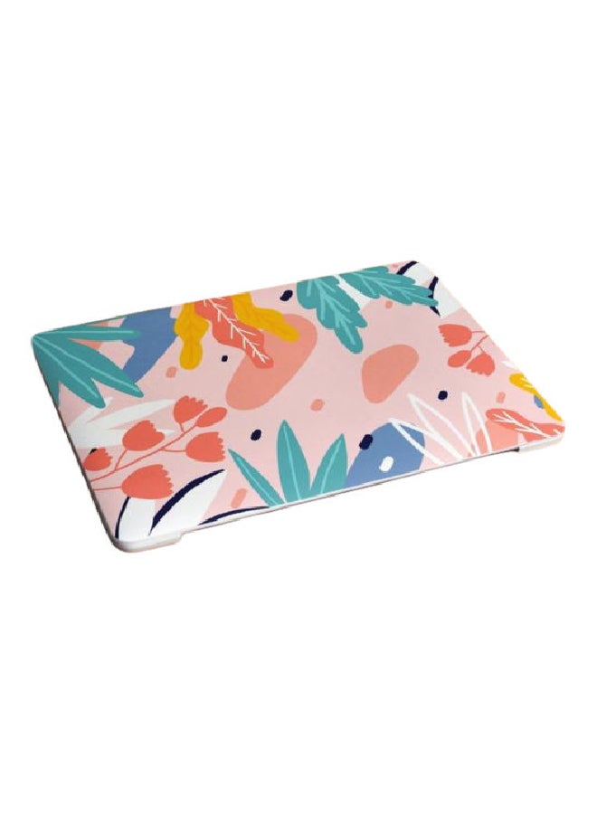 بي.بي أوريجنال ديزاين غطاء حماية للابتوب بطبعة زهور وردي/متعدد الألوان