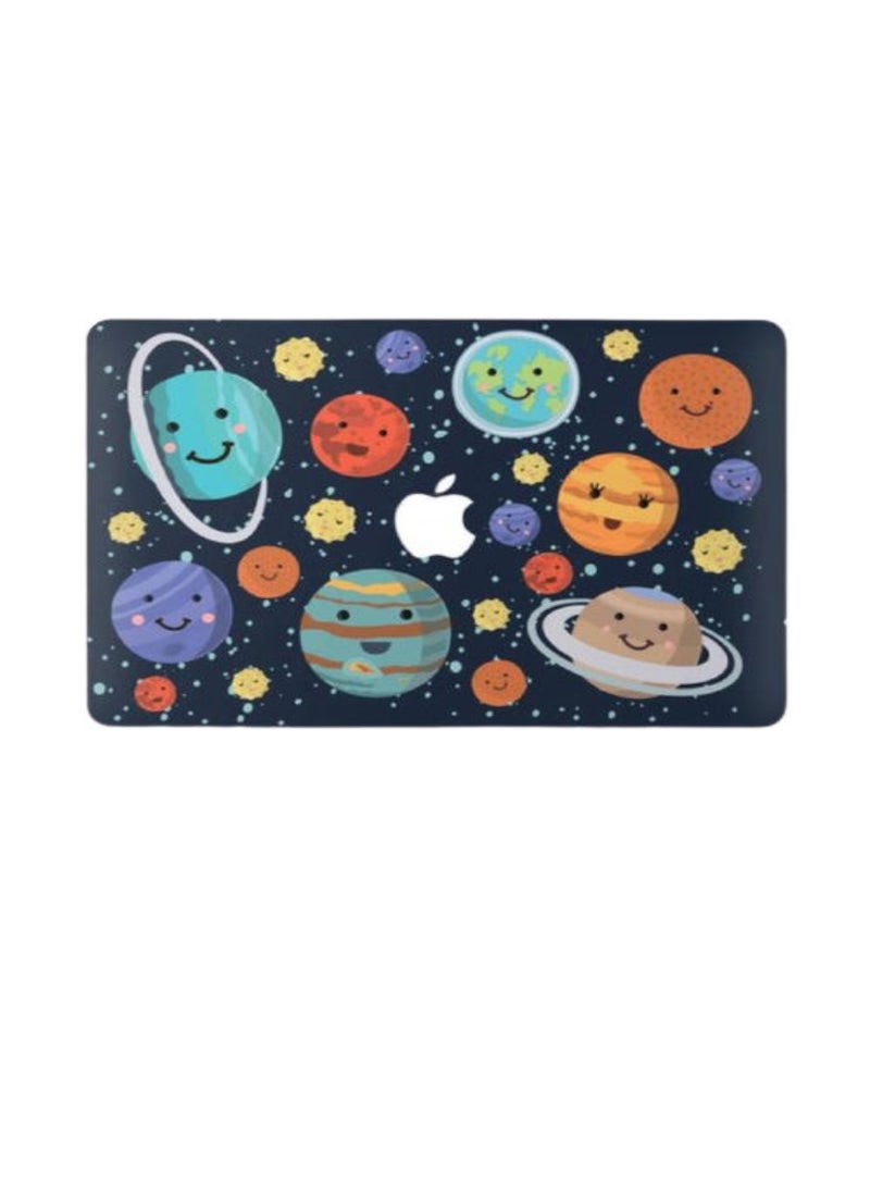 Space Pattern Protective Laptop Skin Cover For 15.6 Inch Laptop Multicolor - v1609086576/N41911628A_1