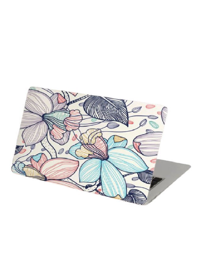 B.B Original Designs - Floral Pattern Protective Laptop Skin Cover Multicolor - Image 1