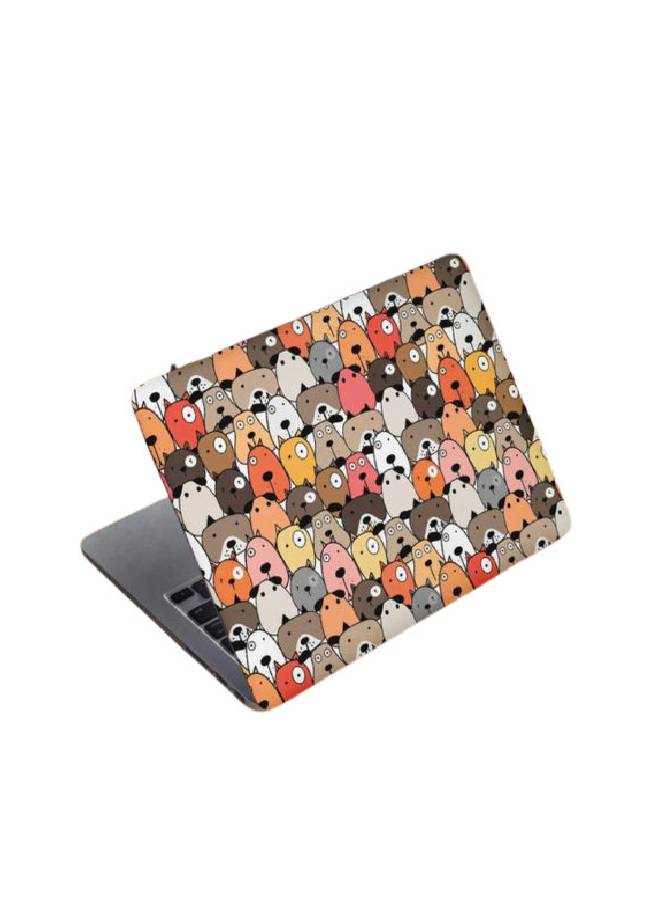 B.B Original Designs Animal Pattern Protective Laptop Skin Cover Multicolor