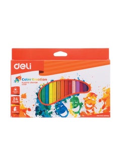 Deli Deli Coloring Product School CrayonEC20020.24 Colors(1 PCS)" colour may vary 