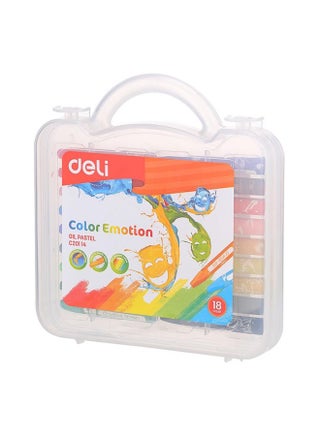 18-Color Color Emotion Oil Pastel Multicolour - v1609089770/N43063892A_1