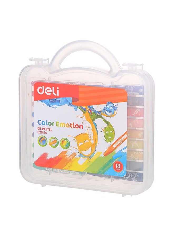 18-Color Color Emotion Oil Pastel Multicolour