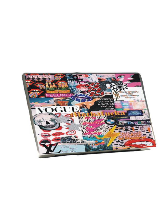 B.B Original Designs Brands Pattern Protective Laptop Skin Cover Multicolor