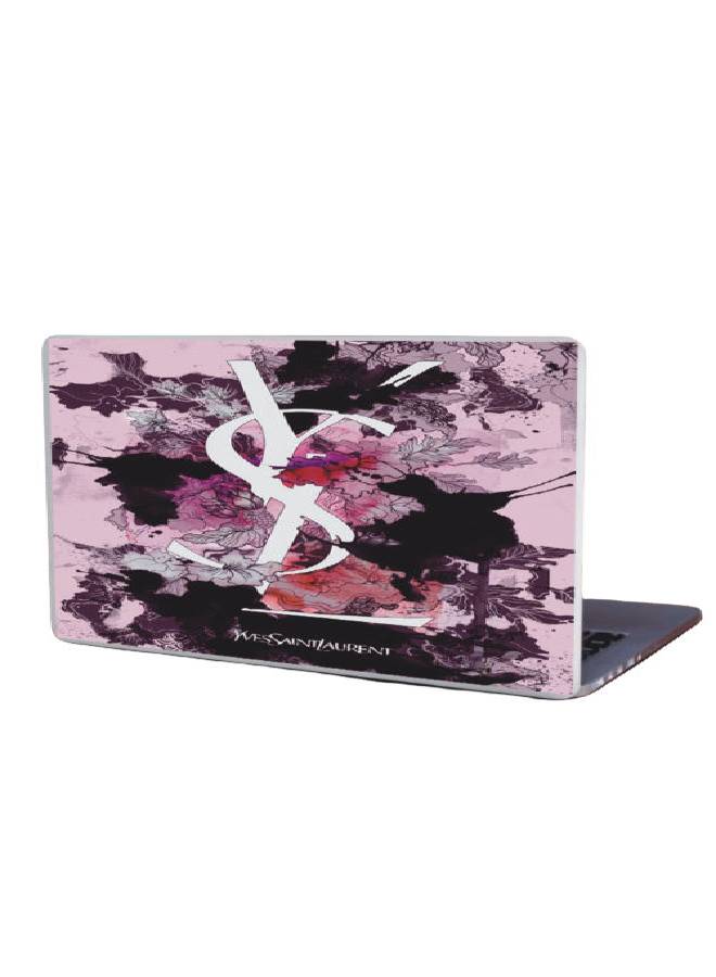 Yves Saint Laurent Protective Laptop Skin Cover Purple/White