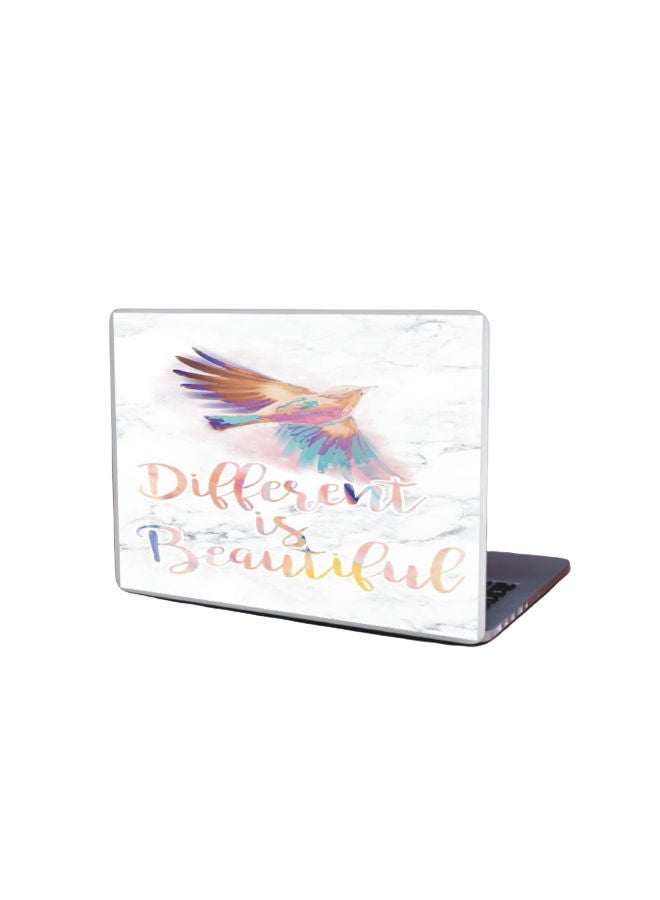 B.B Original Designs Different Is Beautiful Protective Laptop Skin Cover White/Multicolor