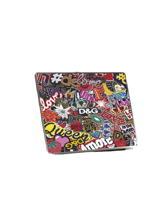 B.B Original Designs D&G Pattern Protective Laptop Skin Cover Multicolor
