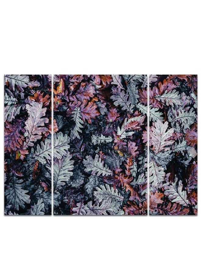 Fast Print 3-Piece Landscape & Nature Design Framed Vinyl Tableau Multicolor 1500x80cm