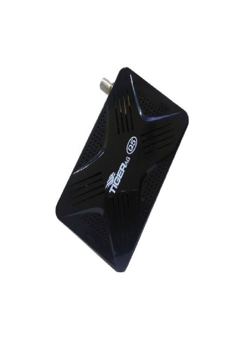 TIGER - Full HD Digital Satellite Receiver With Built In WiFi And Remote Control Tiger Q5-Black-3 Black - Image 1
