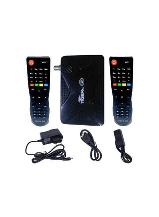 Full HD Mini Satellite Receiver With Built In WiFi And Bluetooth Remote Control Tiger Q5-Black-4 Black - v1609097508/N41934262A_1