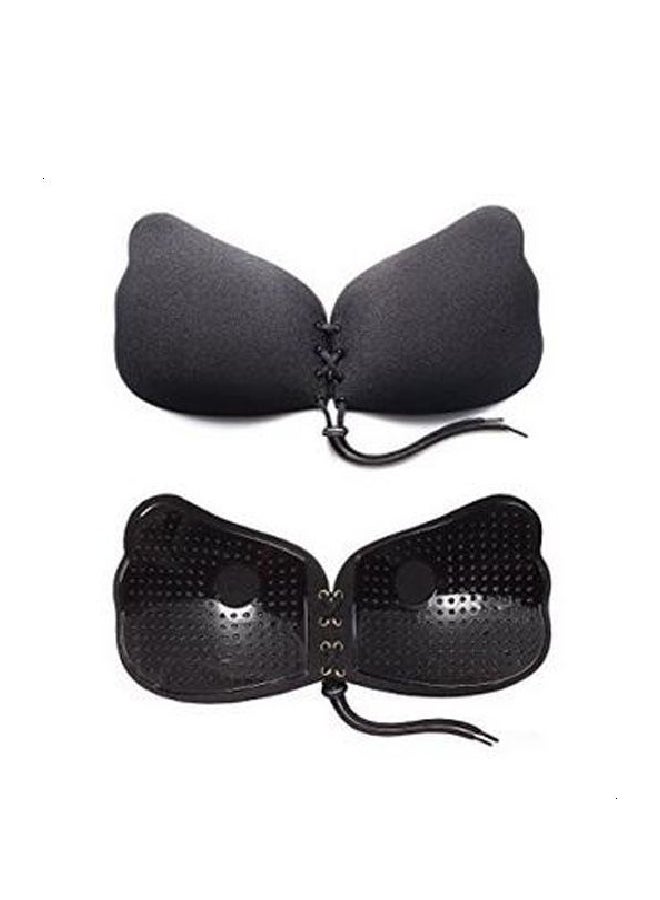 Strapless Silicone Bra Black 
