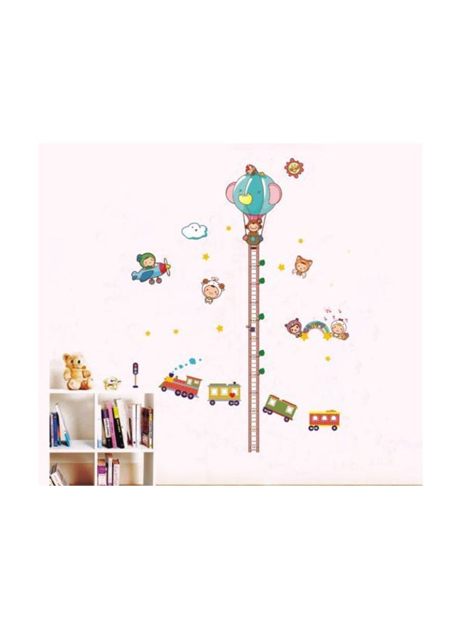Fast Print Cartoon Car Height Stickers For Kids Room Decor DIY Art Poster Measure Wall Decal Removable Pvc Wall Sticker Multicolor 60x90cm - Image 1