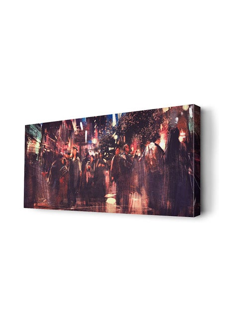 Arts For Wall From Decalac Printed On Canvas With Internal Wooden Frame Multicolor 100x45x2cm