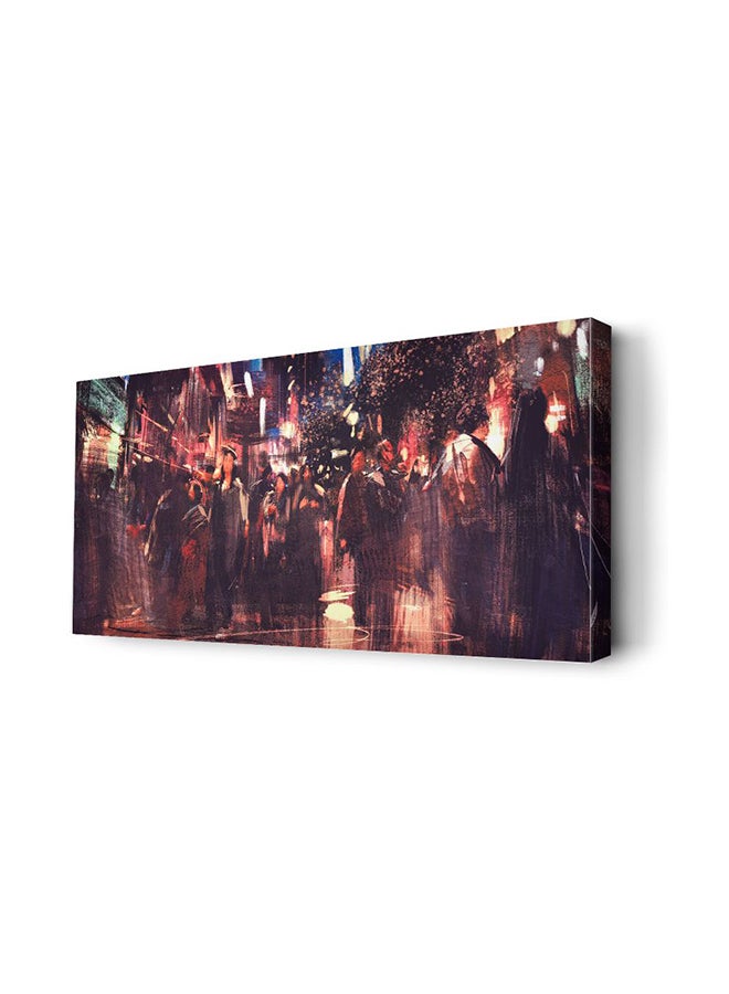Arts For Wall From Decalac Printed On Canvas With Internal Wooden Frame Multicolor 100x45x2cm
