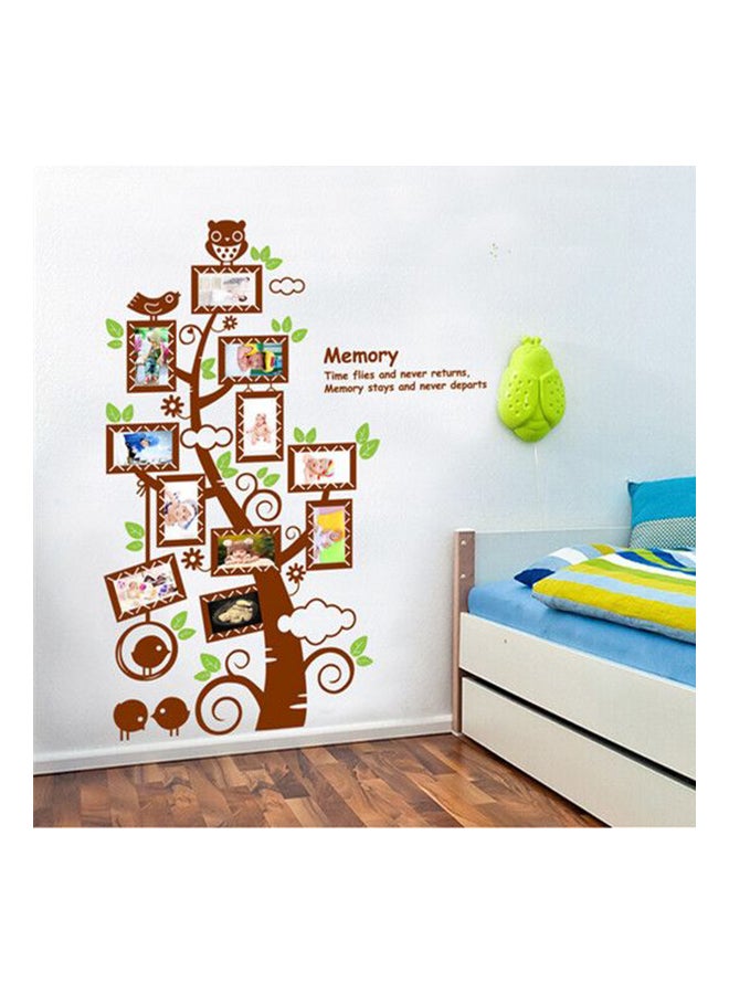 Fast Print Family Photo Frame Tree Picture Removable Wall Decor Art Stickers Multicolour 90x60cm  - Image 1