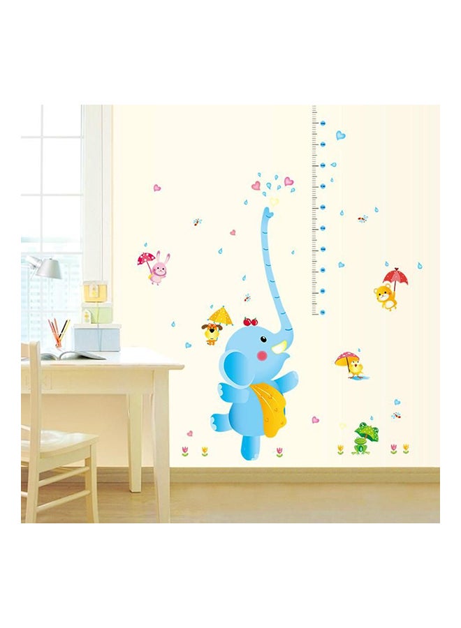 Fast Print Elephant Spray Height Children's Room Decoration Stickers Multicolour 60x90cm - Image 1