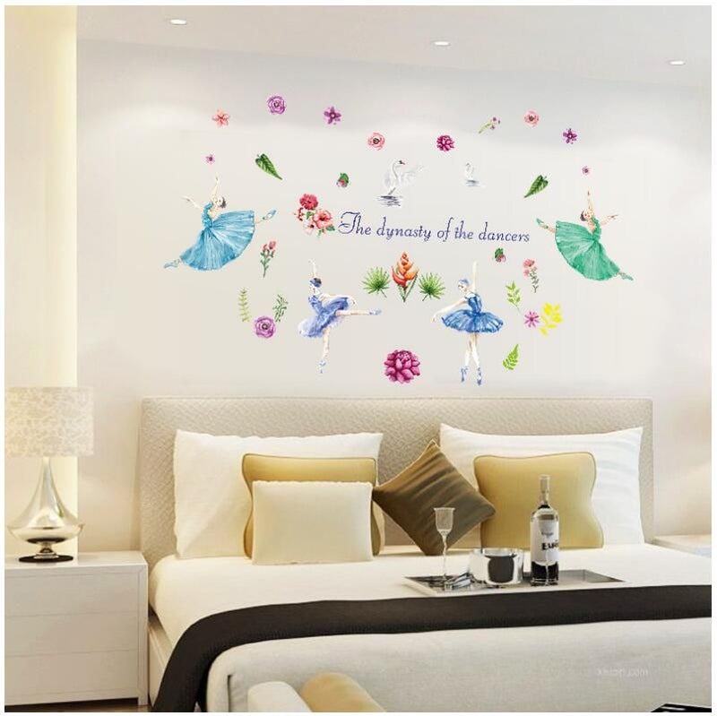 Fast Print Removable Wall Paper Stickers For Home Decor Waterproof Wallpaper For Living Room Baby Kids Girls Bedroom Decorative Diy Sticker Multicolour 90x60cm - Image 3