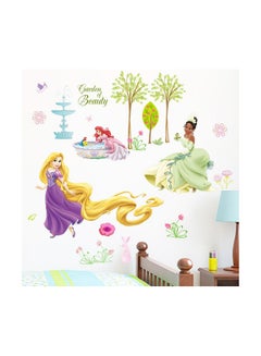 Fast Print Princess sticker children room cartoon decorative Multicolour 30x90cm  - Image 1
