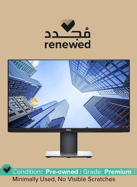 Renewed - P2419H P Series 23.8 Inch Screen Led-Lit Full HD Monitor With HDMI And Display Port Input Black