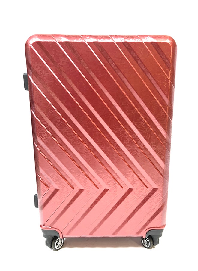 3-Piece Luggage Travel Trolley Bag Red - Image 3