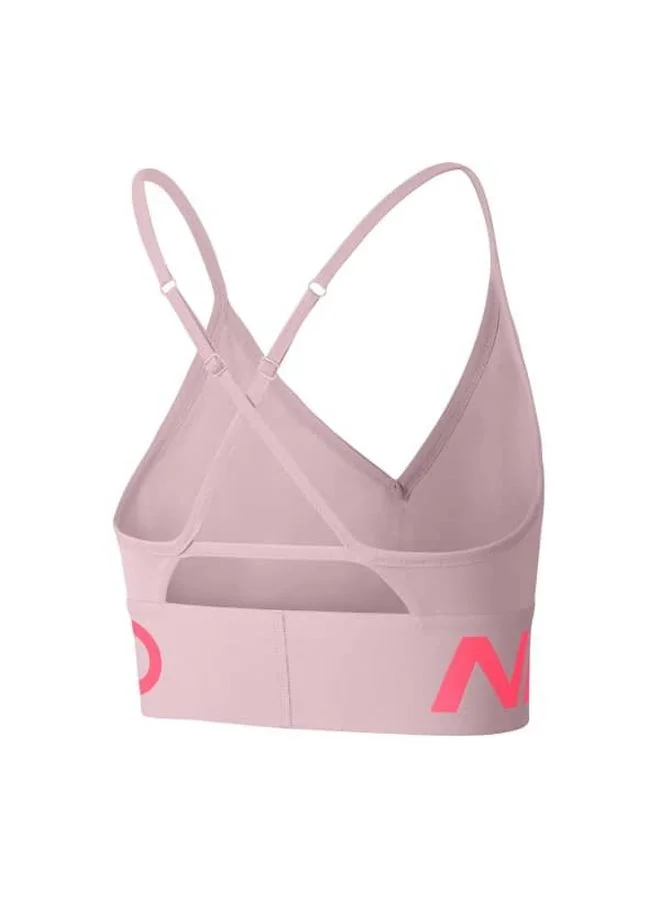 Nike Pro Indy Light Support Bra Plum Chalk/Hot Punch/Metallic Silver