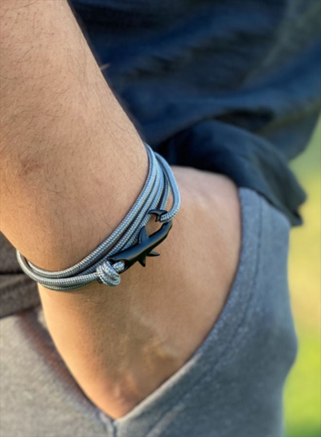 Mini Shark Bracelet - Grey - Image 2