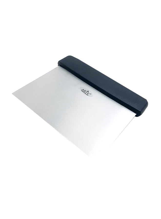 ARTC Stainless Steel Food Scraper Silver/Black 15cm  - Image 1