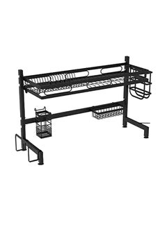 ARTC Stainless Steel Dish Rack Black 85x28x55cm  - Image 1