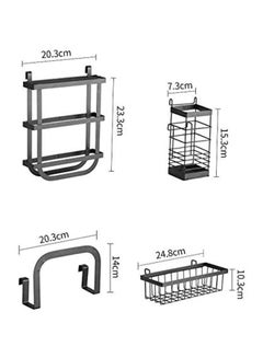 ARTC Stainless Steel Dish Rack Black 85x28x55cm  - Image 2