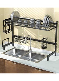 ARTC Stainless Steel Dish Rack Black 85x28x55cm  - Image 3