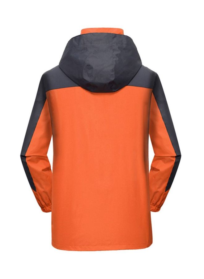 شاربدو جاكيت خارجي بأكمام طويلة برتقالي/أسود - Image 2