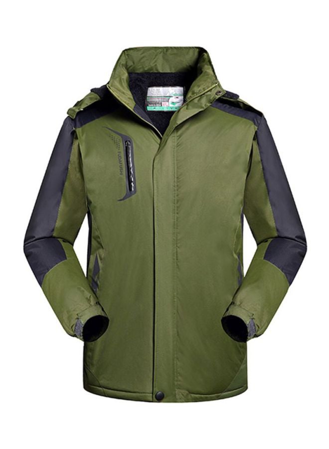 Sharpdo Waterproof Outdoor Jacket Green/black  - Image 1