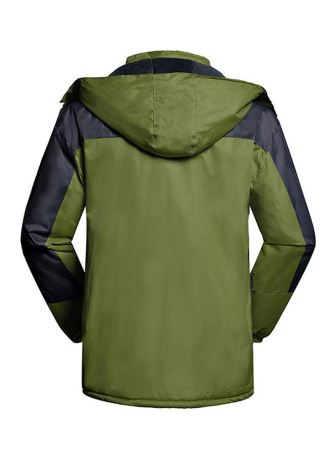 Sharpdo Waterproof Outdoor Jacket Green/black  - Image 2