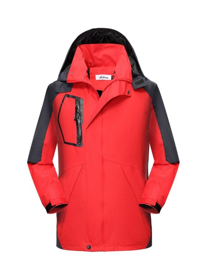 Sharpdo Long Sleeves Outdoor Jacket Red/Black  - Image 1