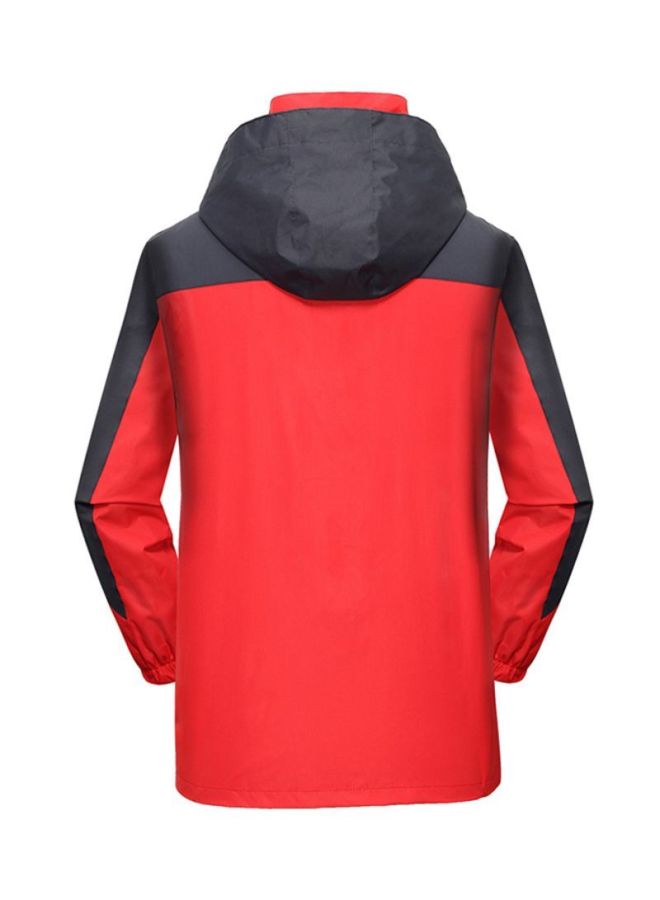 Sharpdo Long Sleeves Outdoor Jacket Red/Black  - Image 2