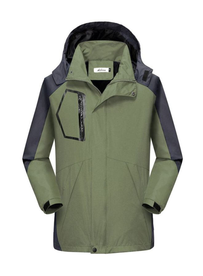 Sharpdo Long Sleeves Outdoor Jacket Green/black  - Image 1