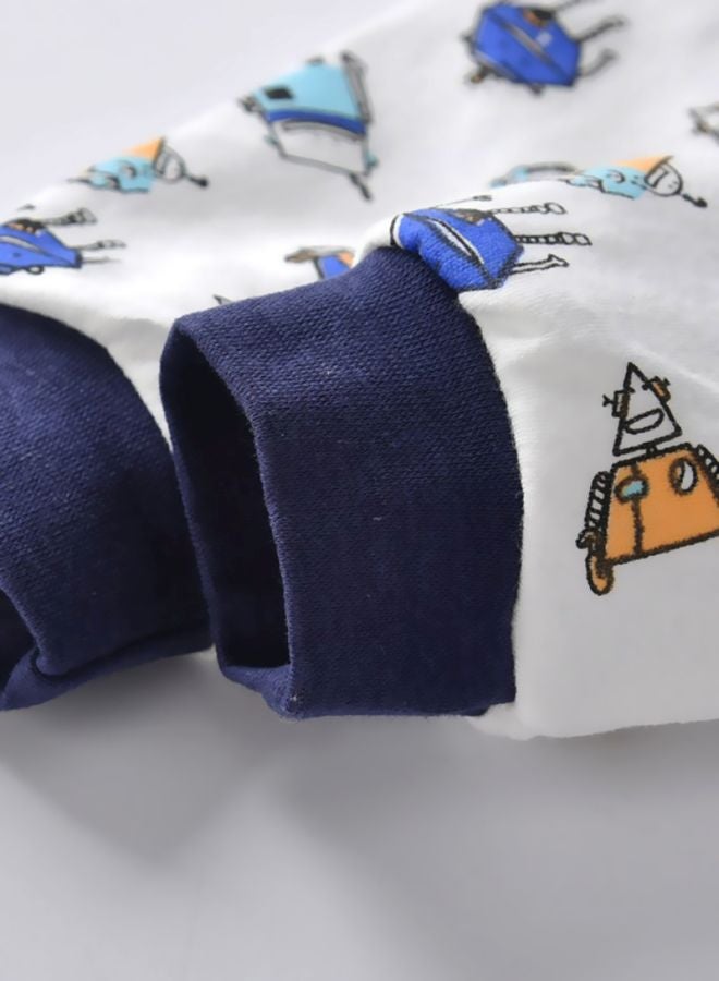 شاربدو طقم ملابس نوم مكون من قطعتين متعدد الألوان - Image 4