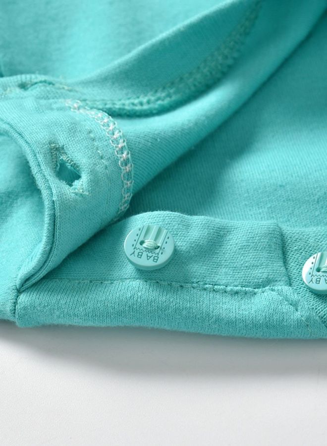 شاربدو طقم ملابس نوم مكون من قطعتين أزرق/أبيض/وردي - Image 4