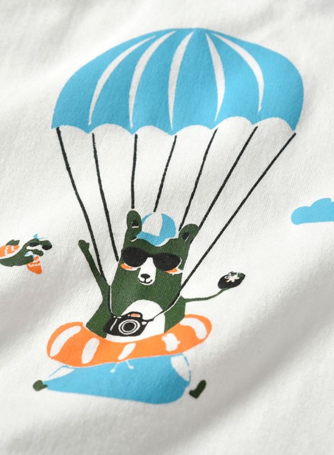 شاربدو طقم ملابس نوم مكون من قطعتين متعدد الألوان - Image 3