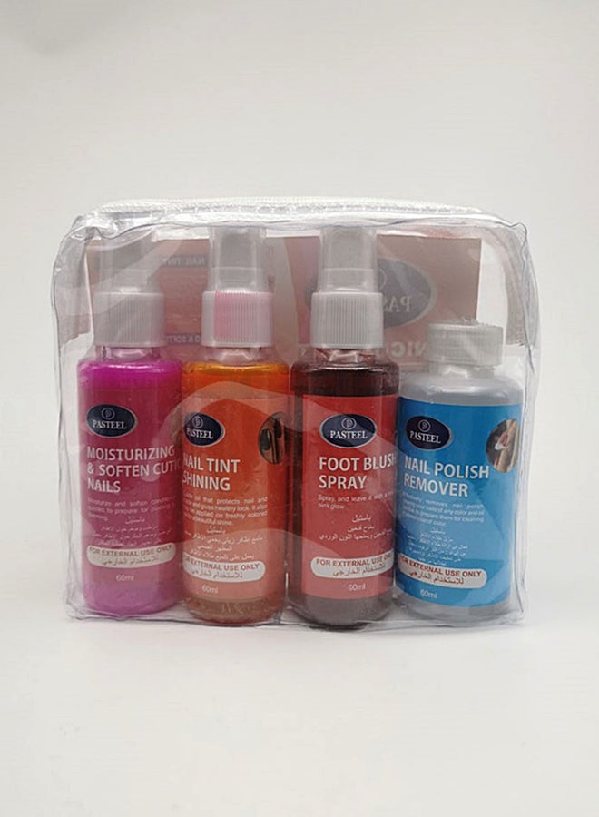 PASTEEL Pack Of 4 Manicure Kit Multicolour 60ml - Image 3