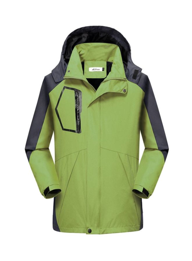 Sharpdo Long Sleeves Outdoor Jacket Green/Black  - Image 1