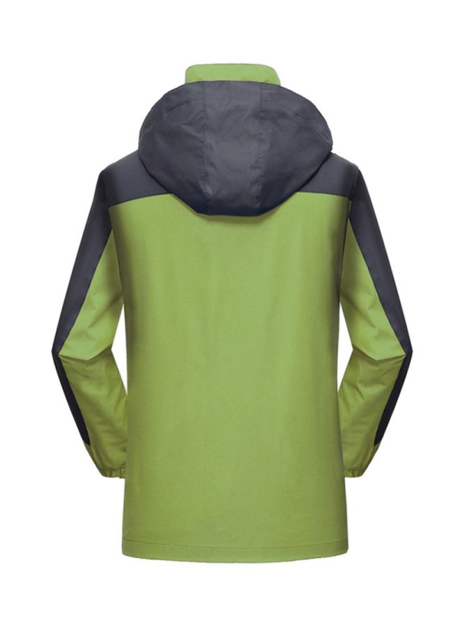 Sharpdo Long Sleeves Outdoor Jacket Green/Black  - Image 2