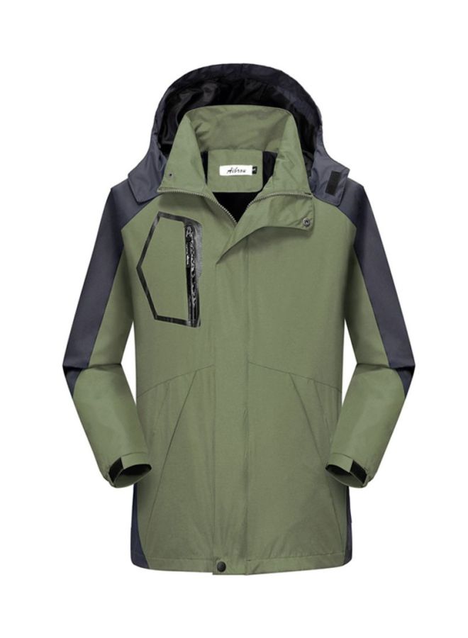 Sharpdo Long Sleeves Outdoor Jacket Green/black  - Image 1
