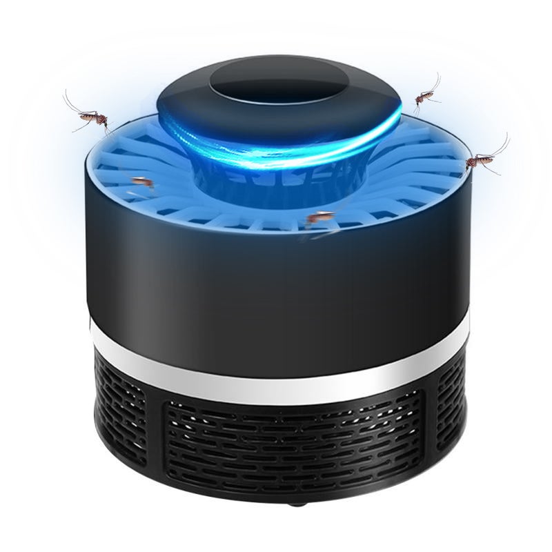 2-Piece Upgraded Intelligent Light Control Mosquito Killer British Set White 14.5x8.2x11.5cm - Image 1