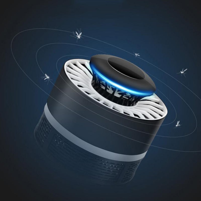 2-Piece Upgraded Intelligent Light Control Mosquito Killer British Set White 14.5x8.2x11.5cm - Image 3